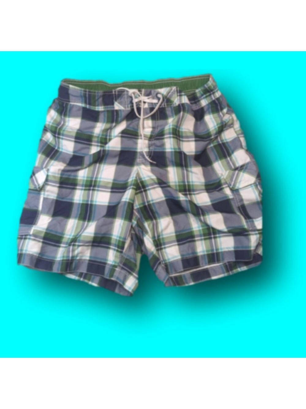 BOARD short swim trunks with liner and elastic waist